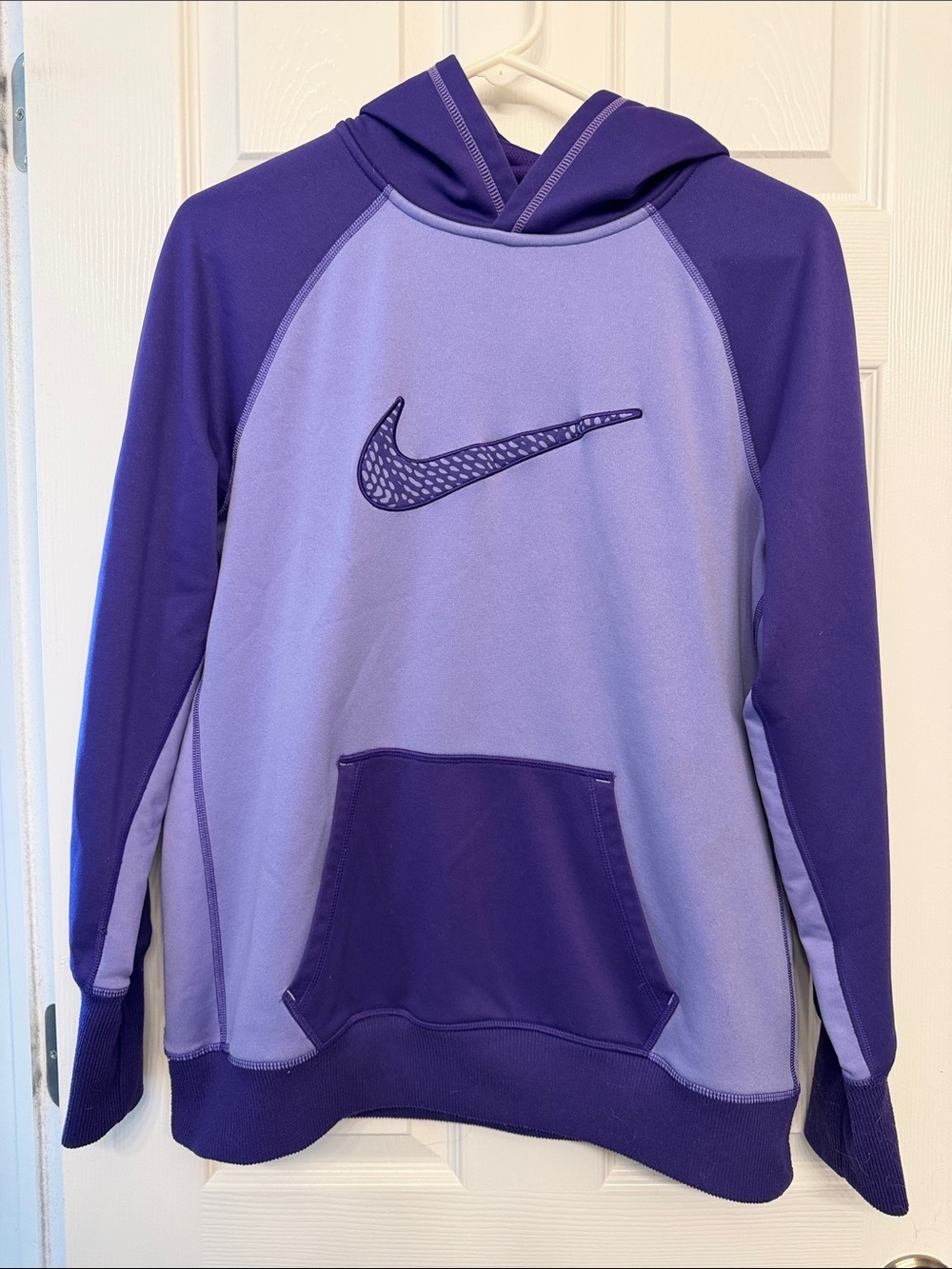 Nike Two-Tone Purple Pullover Hoodie